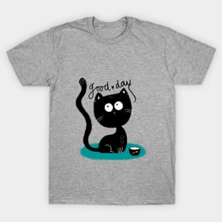 Black Cat Love T-Shirt